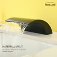 thumbnail image 6 of 8 in. Widespread Single Handle Bathroom Faucet with cUPC Hose in Matte Black, 6 of 9