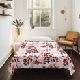 thumbnail image 4 of Red Botanical Tapestry for Bedroom Wall Hanging Tapestry, Vintage Nature Flower Floral Ceiling Backdrop Tapestries Poster Blanket Wall Decor for Teens Room Living Room Dorm 55" x 73", 4 of 8