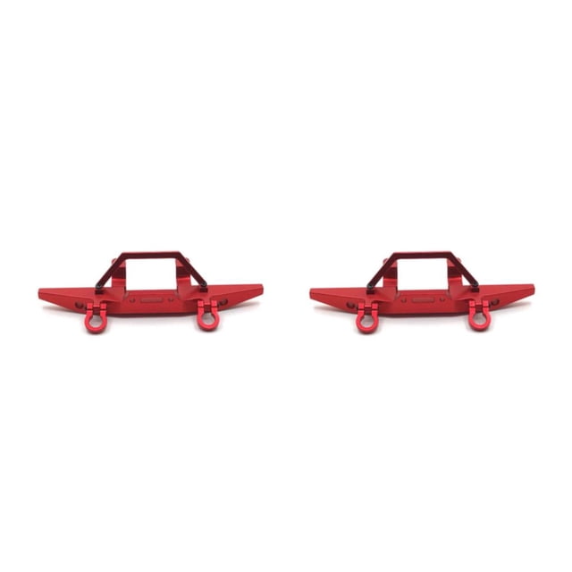 maskred Impact-Resistant And Easy-to-Install Front Bumper For Car Heavy Duty Easy red 2Set