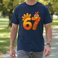 thumbnail image 4 of Six Seven 6 7 Meme T-Shirt – Thanksgiving Turkey Humor – Kids Festive Wear, 4 of 6