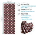 thumbnail image 2 of Red Bigfoot and Heart Pattern Hot Yoga Mat Towel Non Slip for Hot Yoga - Quick-Drying Yoga Mat Cover with 4 Corner Pockets with Travel Bag - Hot Yoga Towel Non Slip 70"x26", 2 of 6