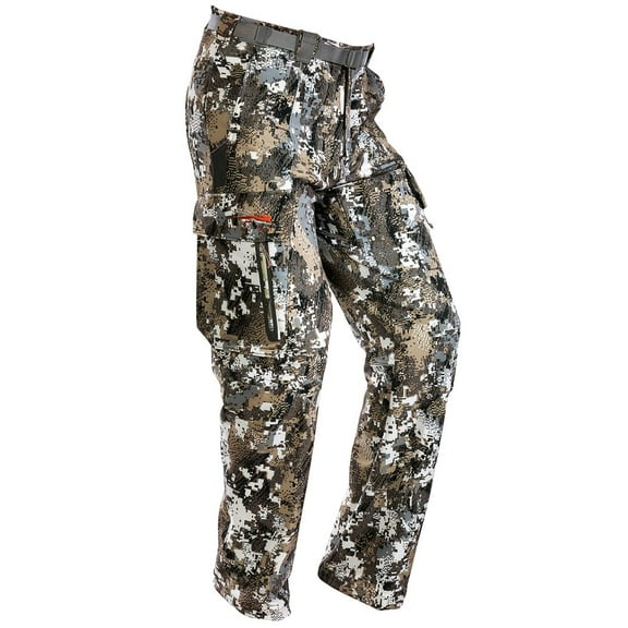 Sitka Gear Equinox Pant Optifade Elevated II, Waterproof Seat, 4-Way Stretch, Cargo Pockets, 44R (50261-EV-44R)