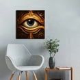thumbnail image 4 of Nawypu Ancient Egyptian Mythology Poster The Eye of Horus Poster （1） Canvas Poster Bedroom Decor Office Room Decor Gift Frame-style 16x16in, 4 of 4