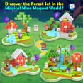 thumbnail image 4 of Bloques magnéticos Toylogy, 150 unidades, para niños de 3 a 8 años, con bosque, 4 of 7