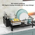 thumbnail image 4 of Dish Drying Rack, Kitchen Dish Rack Carbon Steel Plastic  for Sink, 4 of 7