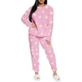 thumbnail image 4 of Conjunto de Pijama para Mujer Shendy Vendy Manga Larga Cuello Redondo con Estampado Transpirable, 4 of 4