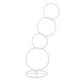 thumbnail image 1 of Luzkey Wedding Arch Stand Flower Arch Frame with Base Large Round Backdrop Stand for Stage Display Graduation Anniversary Decoration White, 1 of 8