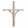 thumbnail image 2 of Salsbury Industries Deluxe Mailbox Post, 2-Sided For 4 Mailboxes, In-Ground Mounted, 2 of 7