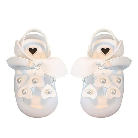 

niuredltd toddler girls sandals soft soled baby toddler shoes breathable princess shoes summer sandals size 19