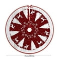 thumbnail image 3 of Antqov Christmas Decorations 30" Small Christmas Tree Skirt with Snowflakes Rustics Soft Christmas Tree Skirts Mat for Indoor Outdoor Holiday Party Home Yard Decor, 3 of 6