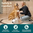 thumbnail image 4 of Petcove Furfluff 8-in-1 Dog Grooming Vacuum Kit with Hair Dryer – Low Noise Clipper, Brush, Comb & Cleaner for All Breeds - White, 4 of 9