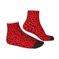 thumbnail image 6 of Salouo Ladybug Dotted Pattern Unisex Middle Tube Socks,Middle-Finger Knee High Socks Over The Calf Tube Stocking Crew Stockings for Women and Men Tube Socks, 6 of 8