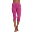 thumbnail image 2 of JGNGSHN Women's Soft Capri Leggings Lightweight Cropped Leggings 3/4 Stretch Capris Yoga Pants Hot Pink, 2 of 8