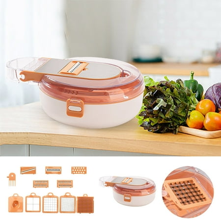 

Fall Savings Clearance Multifunctional Vegetable Slicer 2024 Vegetable Chopper Multifunctional 9 In 1 Food Chopper Adjustable Vegetable Cutter Container Kitchen Gadgets Set With