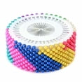 thumbnail image 5 of U8MO Lot Sewing Locating Straight Pins Ball Head Needles Colorful Pearl Sewing Needle-Mixed Color-40pcs, 5 of 8