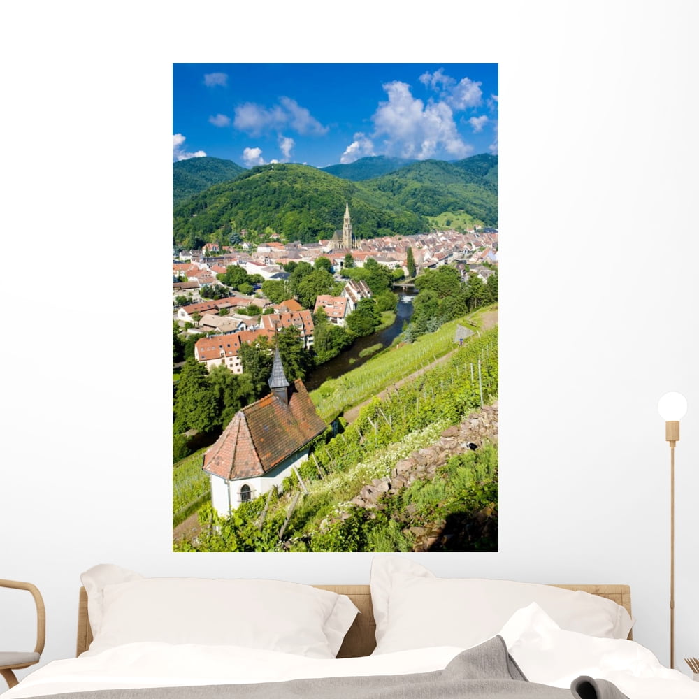 Grand Cru Vineyard and Wall Mural by Wallmonkeys Peel and Stick Graphic ...