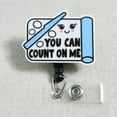 thumbnail image 5 of Cute Pharmacy Tech Badge Reel, You Can Count on Me ID Clip, Funny CPhT Gift, Pharmacy Student Badge | Scrapheart, 5 of 6