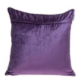 thumbnail image 6 of Parkland Collection Delta Transitional Quilted Purple Throw Pillow, 6 of 6