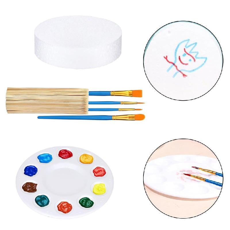 Safe Discs Childrens Art Craft Set for Creative Expression Educational Fun Learning