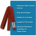 thumbnail image 6 of Premium Karate Belt, 100% Cotton Canvas Martial Arts Belt for Karate, Taekwondo & Judo, Durable, Comfortable & Secure Fit, Ideal for Training & Competition, Red, Size 0-81 Inches, 6 of 6