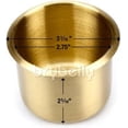 thumbnail image 4 of Brybelly Holdings Brass Drop In Cup Holder, 4 of 4