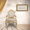 thumbnail image 3 of Nai, Danhui 24x12 Gold Ornate Wood Framed with Double Matting Museum Art Print Titled - Woodland Holidays Sign II Warm Gray, 3 of 4