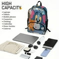 thumbnail image 5 of Tom And Jerry Backpack Bookbag Casual Daypack Travel Backpacks for Work Hiking Camping, 5 of 8