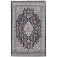 thumbnail image 2 of Contemporary Home Living 2.25' x 3.25' Persian Medallion Area Throw Rug - Black and Cream, 2 of 7