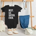 thumbnail image 3 of Best Big Sister Ever Older Sibling Bodysuit Jumper Girls Infant Baby Brisco Brands 24M, 3 of 6