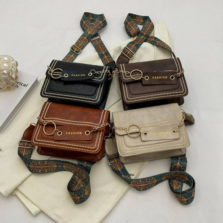 CoCopeaunt Small Handbags for Women Flap Female Bag Wide Strap Chain Luxury  Designer Handbag Crossbody Bags Woman Womens Trend New