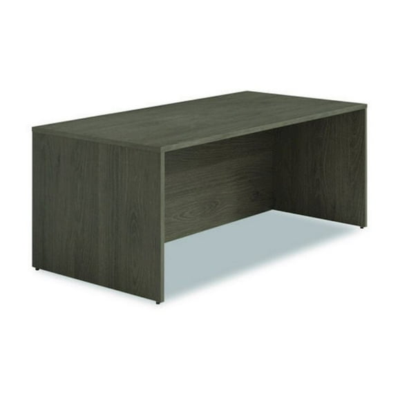 Alera Seville Series Desk Shell, 72" x 36" x 29", Walnut