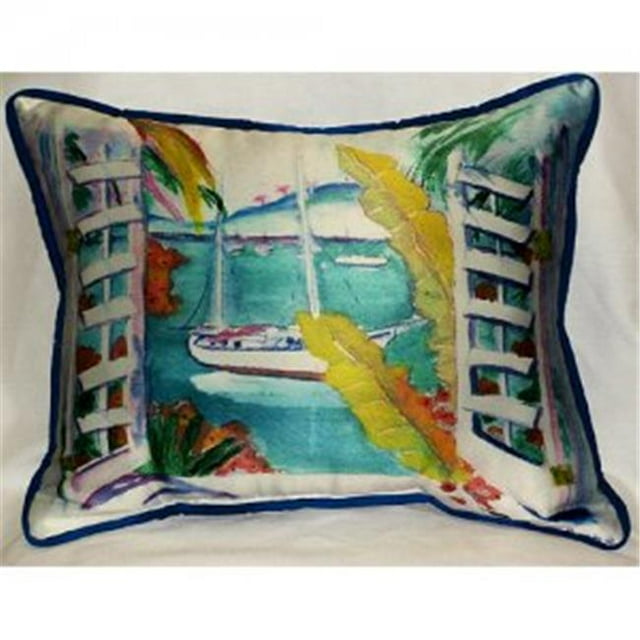 Betsy Drake HJ264 Coussin Vue Baie - 16 x 20 Po.