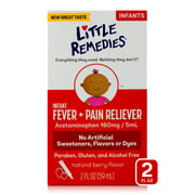 Little Remedies Infant Fever & Pain Reliever, Natural Berry Flavor, 2 fl oz
