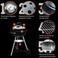 thumbnail image 2 of Asador de carbón  con ruedas incorporadas  43 cm  (8 hamburguesas ( portatil, 2 of 6