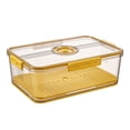 thumbnail image 1 of Square Refrigerator Storage Box Reusable Plastic Kitchen Fresh Keeping Case, 1 of 4