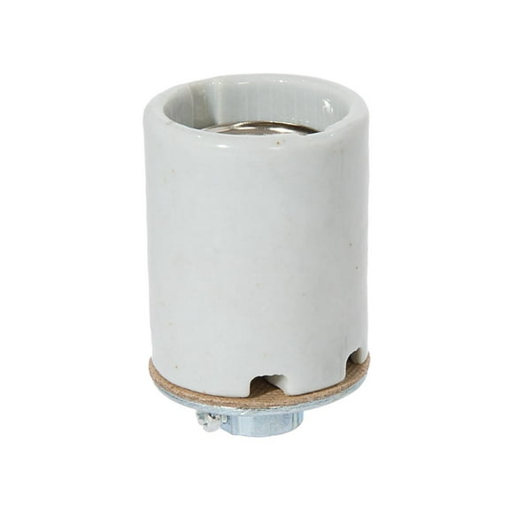 B&P Lamp Keyless Glazed Porcelain Socket with 1/8IP Cap and 4KV Pulse Rating