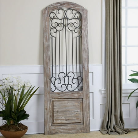 Uttermost 3 Panel - Uttermost Mulino Distresed Wall Panel - 27W x 75H in.