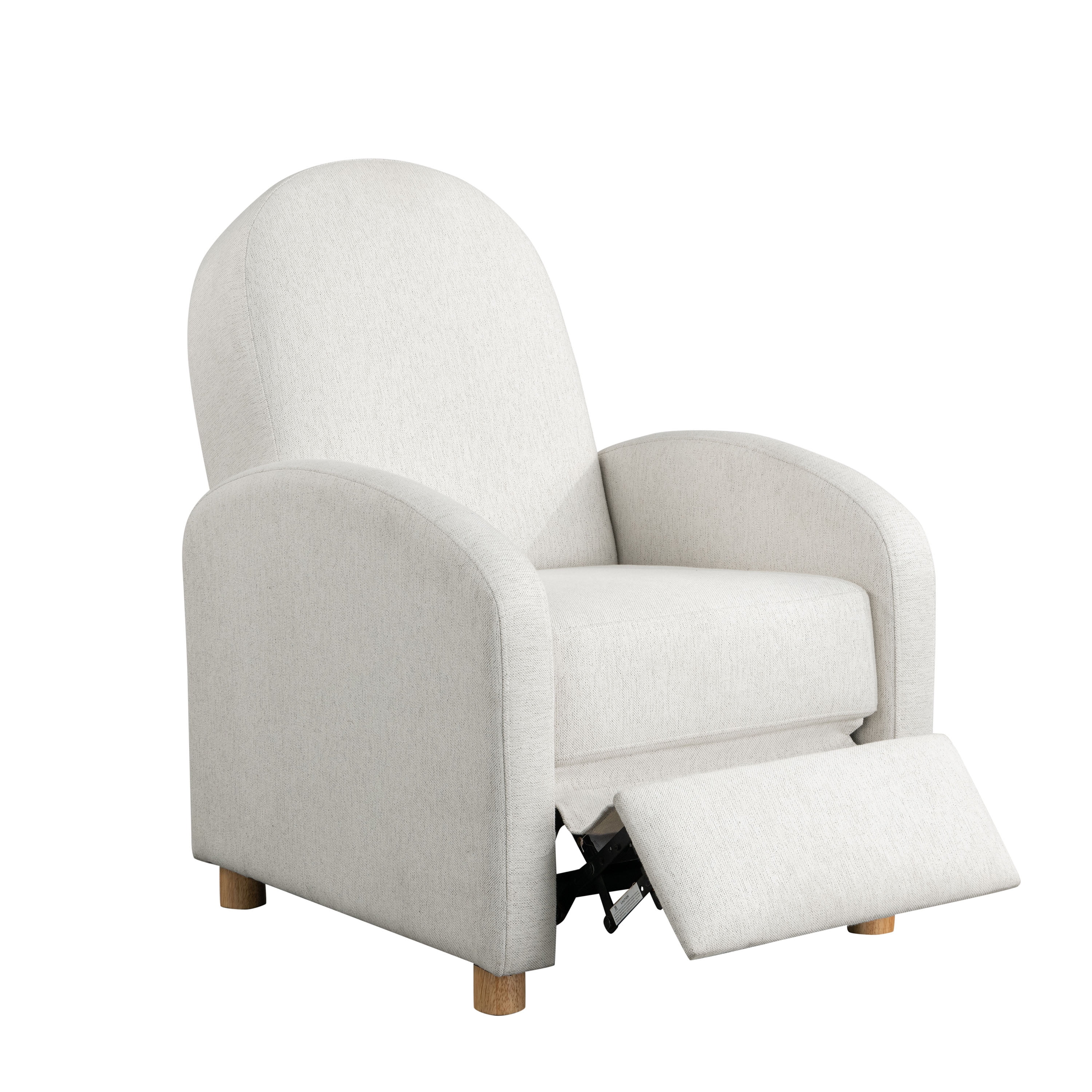 Relax-A-Lounger Lansing Modern Pushback Recliner, Cream Fabric