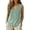 Light Green #18, variant on DORKASM Women's Tank Tops Sleeve Flowy Henley Loose Fit Shirt V Neck Cotton Linen Trendy T Shirt Beach 2026 Tops White S