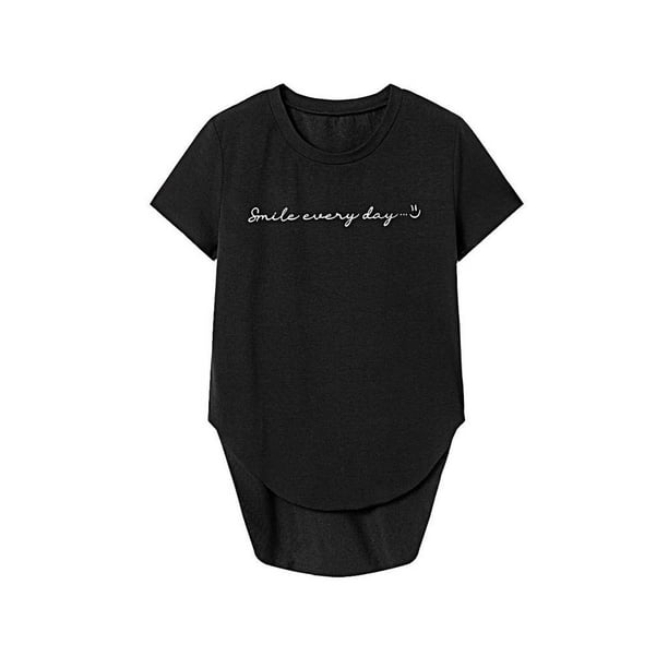 Camiseta de mujer ligera jinwen ajuste regular cuello redondo S