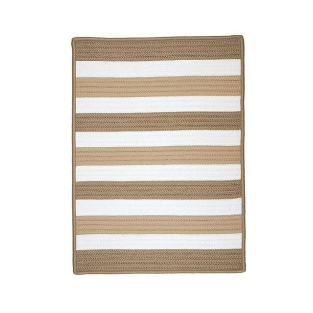 Colonial Mills PO99R084X084S Tapis Carré Rayé Portique 7 Pieds, Sable
