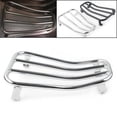 thumbnail image 2 of Motorcycle Foot Pedal Rear Luggage Rack Bracket Holder Accessories For Piaggio For VESPA GTS300 2017-2023 Black/Chrome, 2 of 7