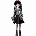 thumbnail image 1 of Wednesday doll and accessories, Addams collectibles with Thing and backpack, 1 of 5