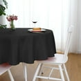 thumbnail image 5 of Nkmbld Tablecloths Rectangular 60 Inches Round Tablecloths Suitable for Picnic, Birthday, Party, Black, 5 of 7