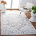 thumbnail image 2 of SAFAVIEH Metro Lorraine Medallion Area Rug, Ivory/Rust, 6' x 6' Square, 2 of 8