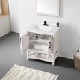 thumbnail image 6 of Ove Decors Vegas 30 W x 19" D Freestanding Bathroom Vanity with Sink, Antique White, 6 of 13