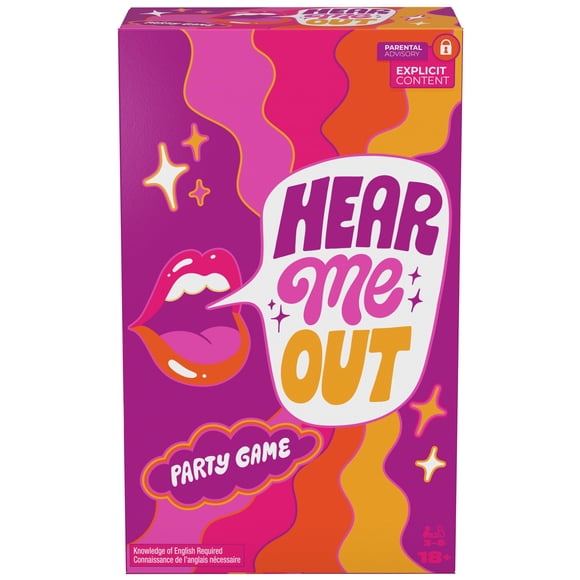 Juego de fiesta Spin Master Games Hear Me Out para adultos mayores de 18 años