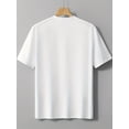 thumbnail image 2 of T-Shirt Graphique de Ballon de Soccer pour Hommes - Polyester Décontracté, Manches Courtes, Col Rond, Lavable en Machine, Vêtements de Sport d'Été, 2 of 6