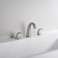thumbnail image 5 of Sumerain S2142NS Brushed Nickel Tub Faucet 2 Handle,Deck Mount 3 Hole Bathtub Faucet Brass Roman Tub Faucet,High Flow, 5 of 7