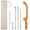 As Shown, variant on Bread Knife Wood Bread Bow Cutter Multipurpose Sourdough Bread Slicer with 2 Extra Serrated Blades for Homemade Bread Bagels Baguettes